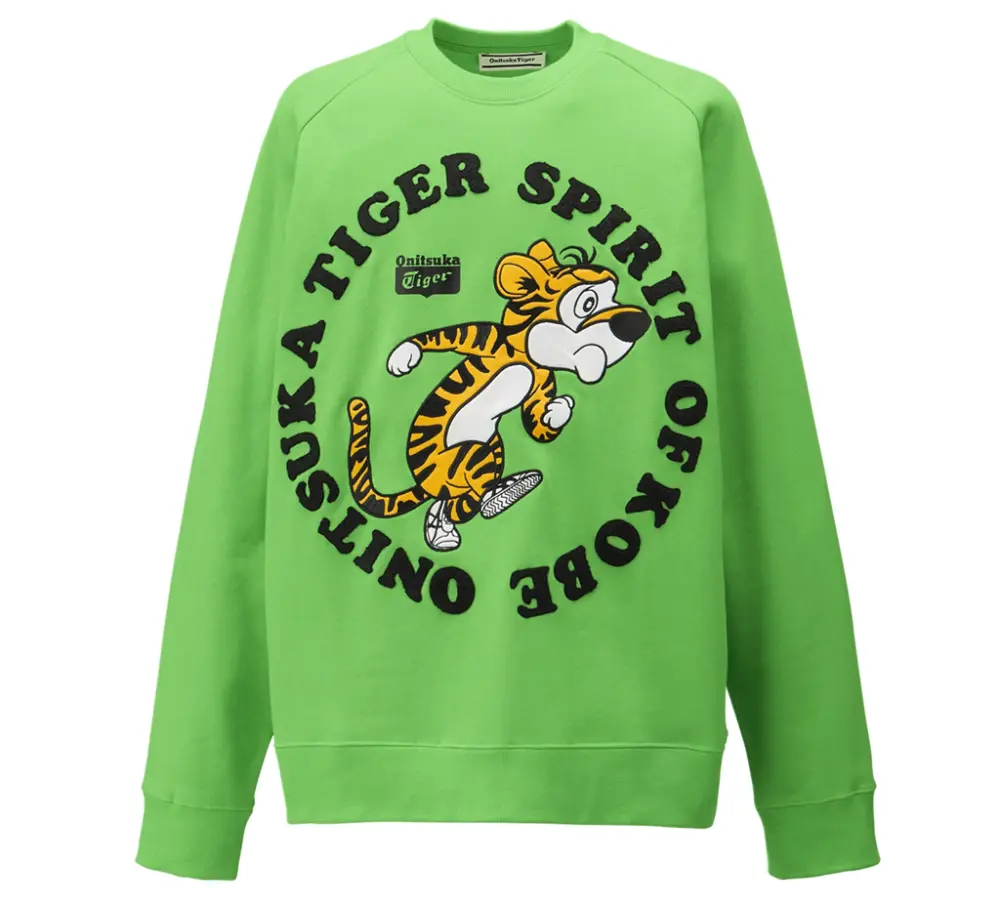 Áo Onitsuka Tiger Sweat Top Hot 'Green' 2183B180-301