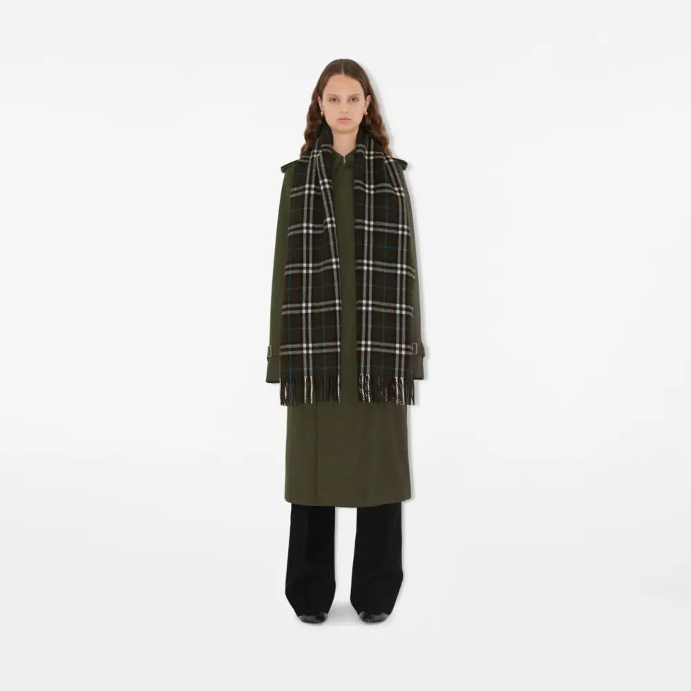 Alternative view of Khăn Burberry Check Cashmere Scarf 'Snug' 80965401