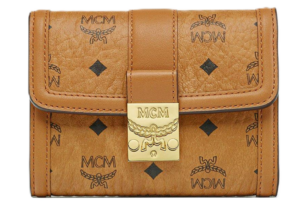 Ví MCM Tracy Trifold Wallet in Visetos 'Cognac' MYSESXT01CO001