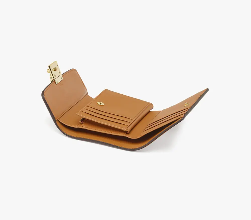 Ví MCM Tracy Trifold Wallet in Visetos 'Cognac' MYSESXT01CO001 - Ảnh 3