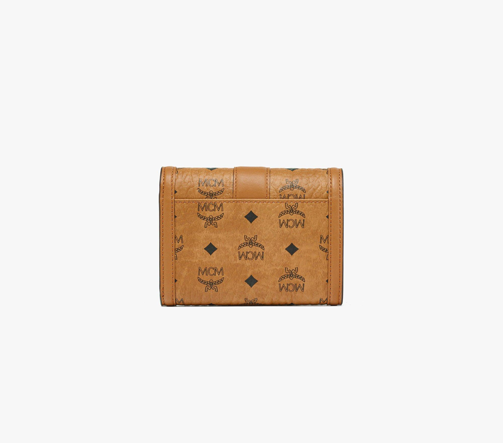 Ví MCM Tracy Trifold Wallet in Visetos 'Cognac' MYSESXT01CO001 - Ảnh 2