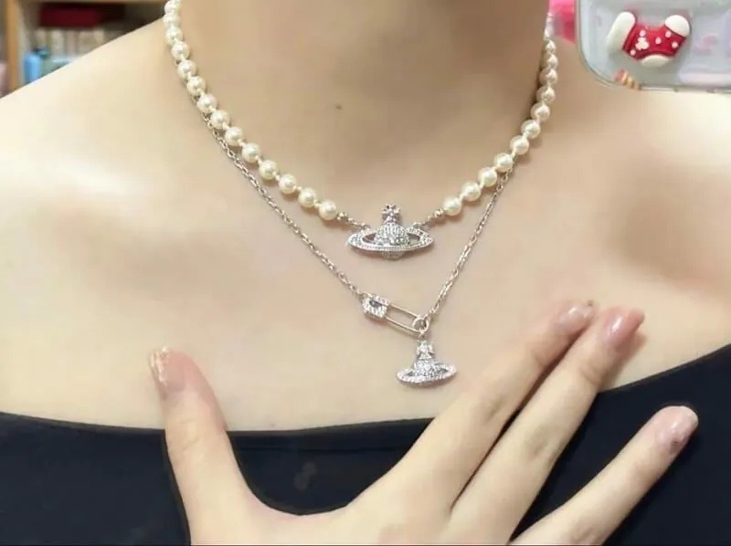 Dây Chuyền Vivienne Westwood Lucrece ‘Silver’ 6302029102P102P102 - Ảnh 6