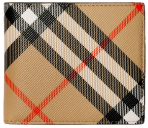 Ví Burberry Check Bifold Coin Wallet ‘Sand’ 80950461