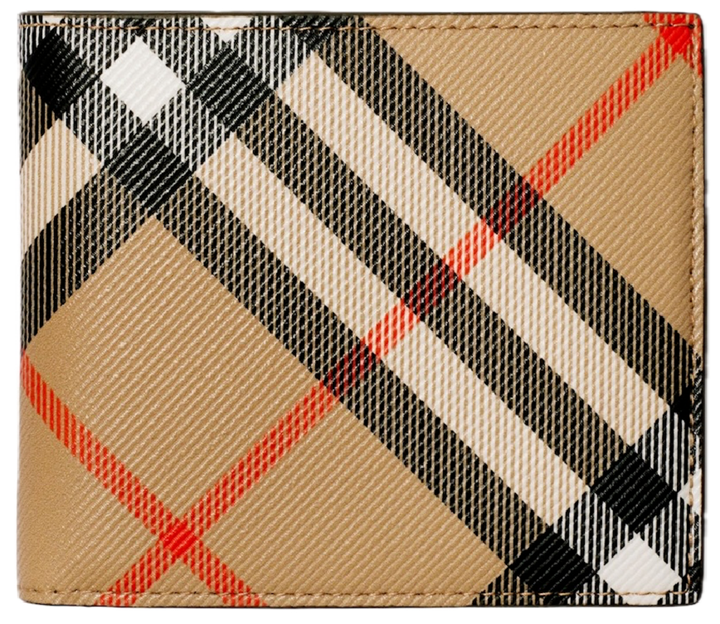 Ví Burberry Check Bifold Coin Wallet ‘Sand’ 80950461