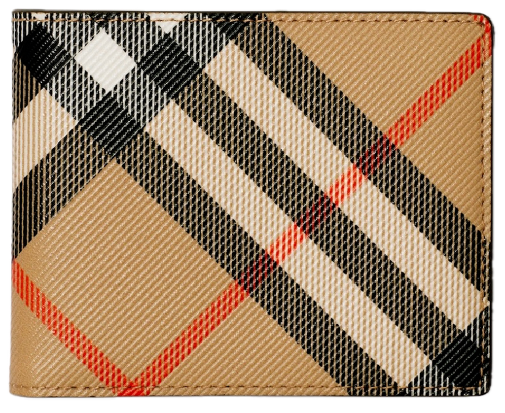 Ví Burberry Check Slim Bifold Wallet ‘Sand’ 80956931