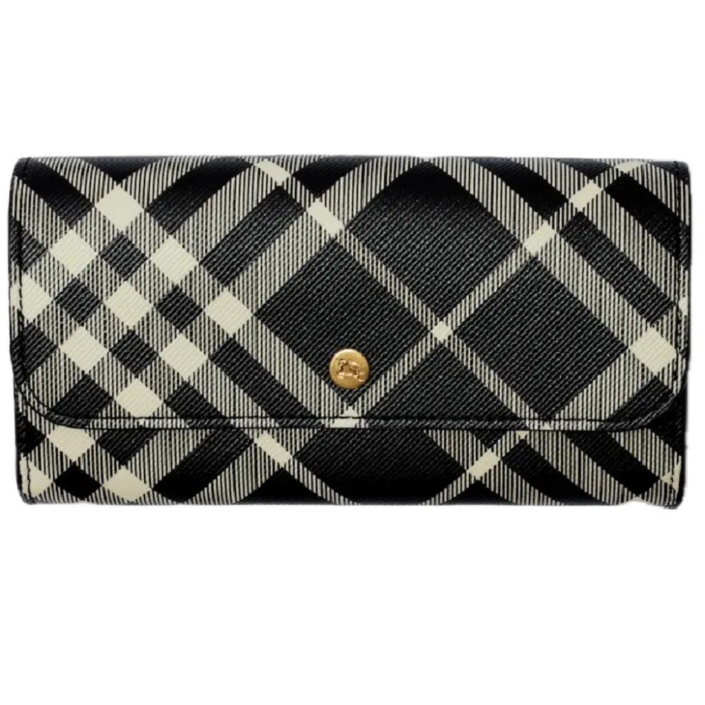 Ví Burberry Check Continental Wallet ‘Black’ 80952691