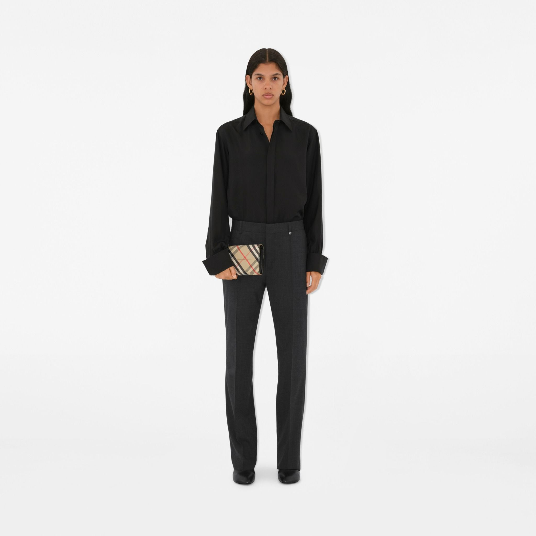 Ví Burberry Snip Chain Strap Wallet ‘Sand’ 80992131 - Ảnh 2