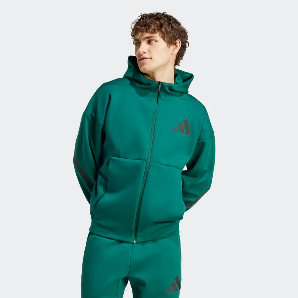 Alternative view of Áo Adidas Z.N.E. Full-Zip Hooded Track Jacket ‘Green’ JF6539