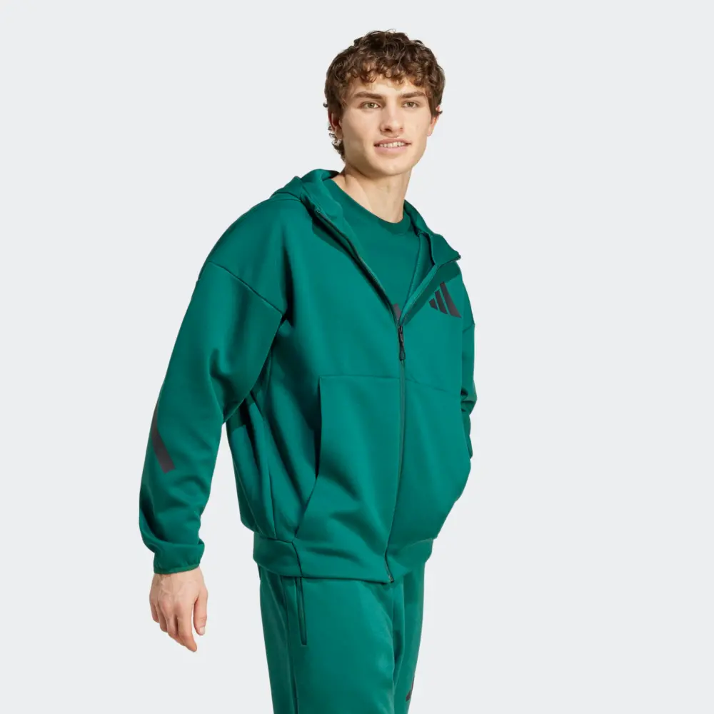 Áo Adidas Z.N.E. Full-Zip Hooded Track Jacket ‘Green’ JF6539 - Ảnh 4