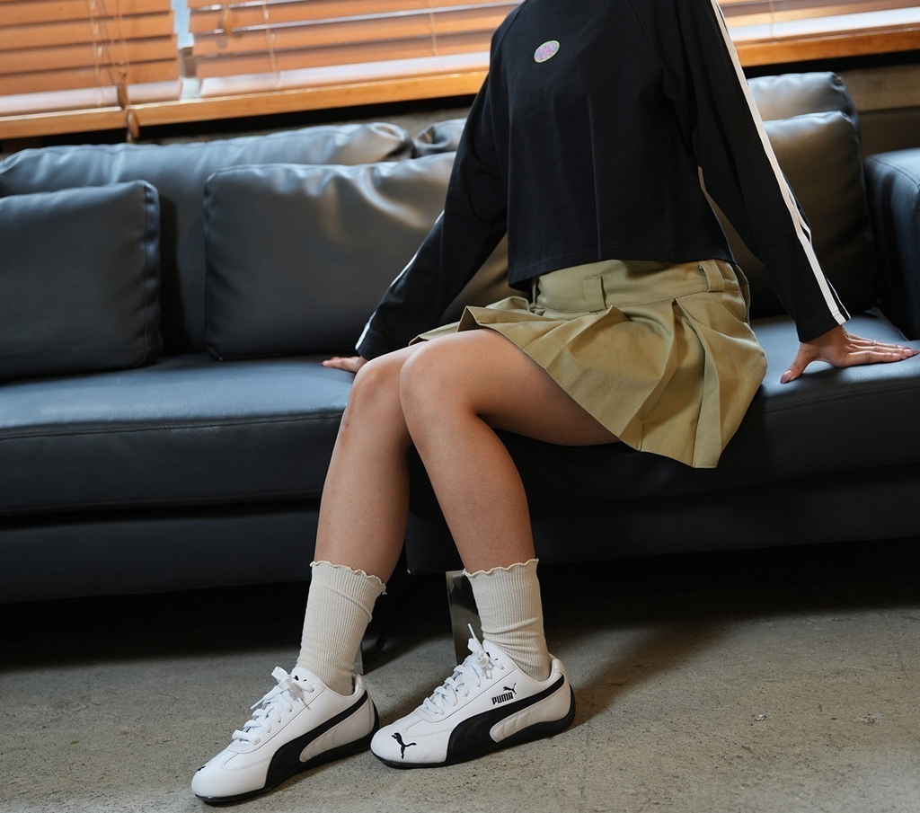 Giày Puma Speedcat OG Leather ‘White Black’ 401603-02 - Ảnh 4