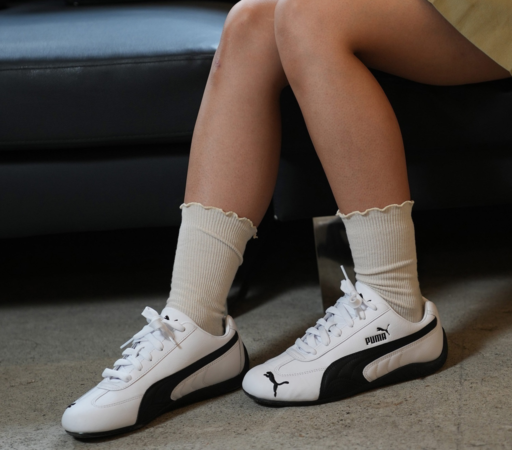 Giày Puma Speedcat OG Leather ‘White Black’ 401603-02 - Ảnh 3