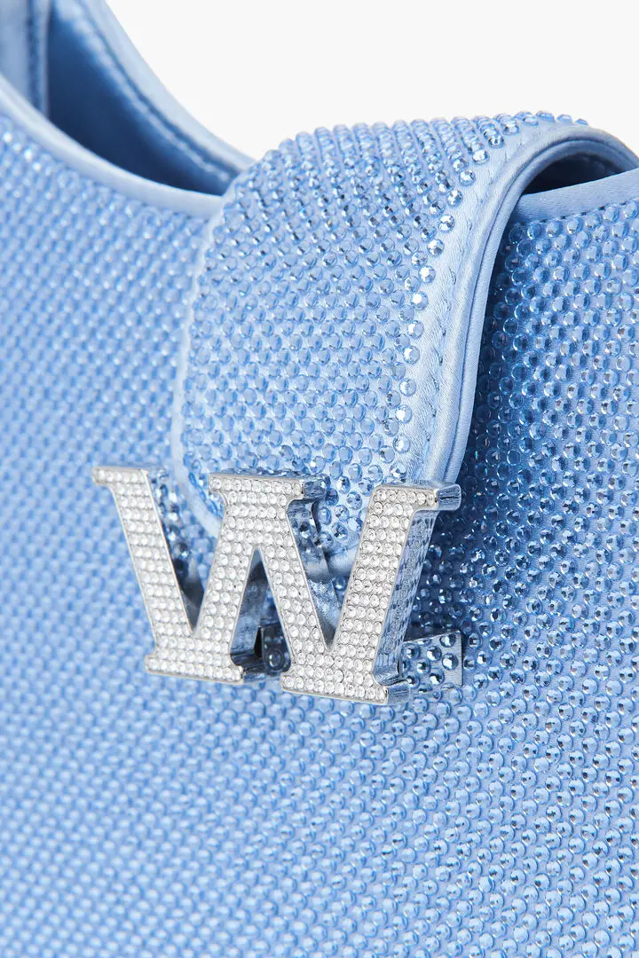 Túi Alexander Wang W Legacy Small Hobo In Crystal Satin 'Blue' 20223R3MV450 - Ảnh 3