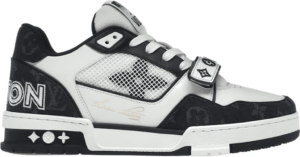 Giày Louis Vuitton LV Trainer ‘Velcro Strap Black White’ 1A9ZB0