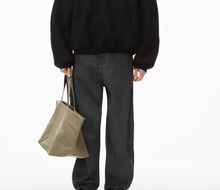 Alternative view of Túi Alexander Wang Punch Tote Bag In Wax Canvas 'Kaki' 20324T03T248A