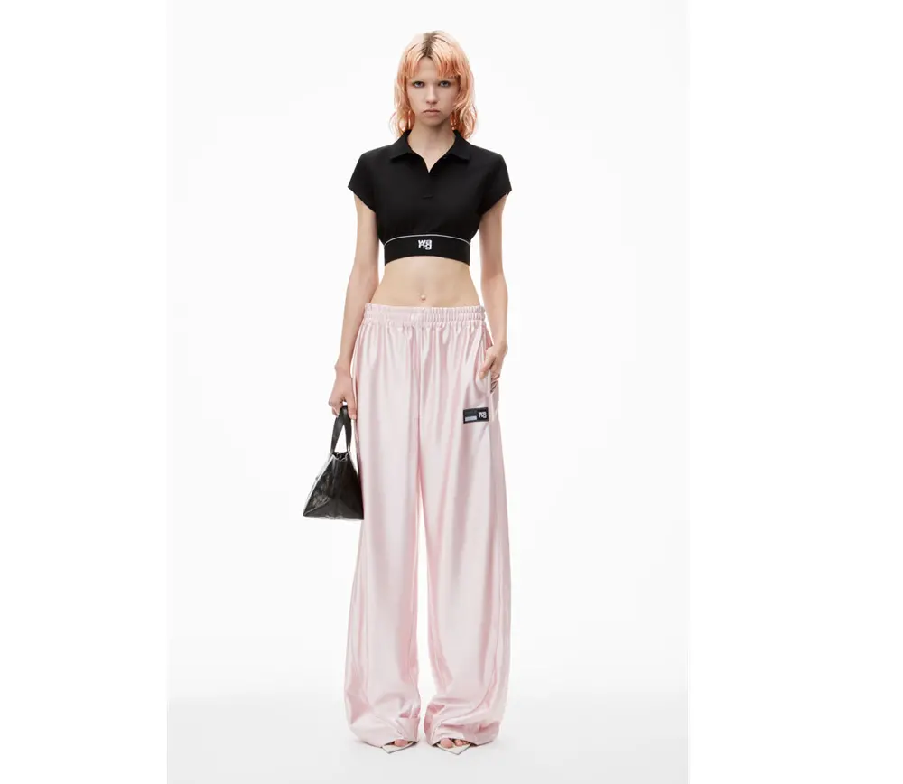 Alternative view of Túi Alexander Wang Punch Small Tote In Crackle Patent Leather 'Black' 20324T43L001