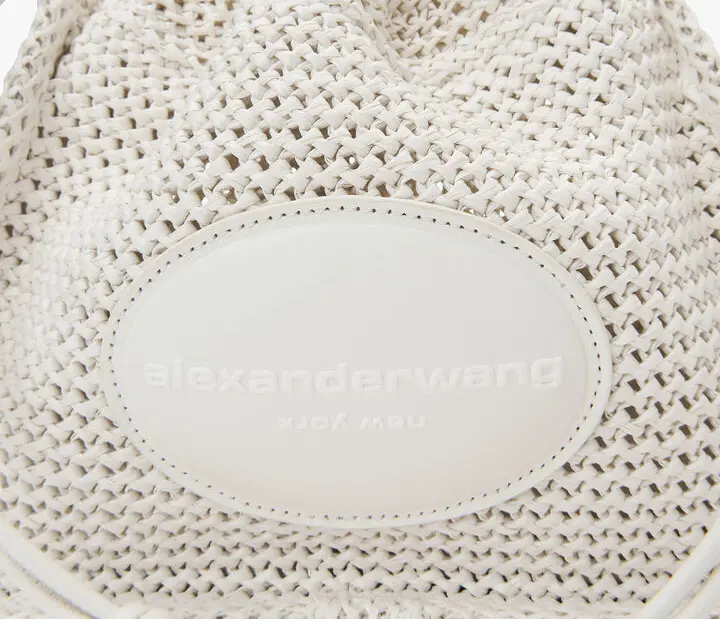 Túi Alexander Wang Ryan Small Bag In Raffia 'White' 20224K40M102 - Ảnh 3