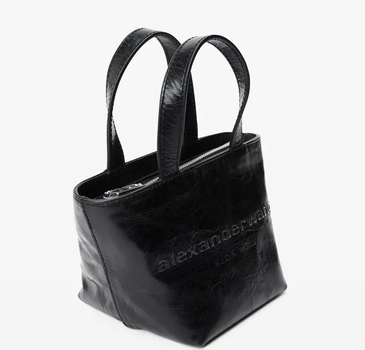 Túi Alexander Wang Punch Mini Tote ‘Black’ 20324T40L001 - Ảnh 3