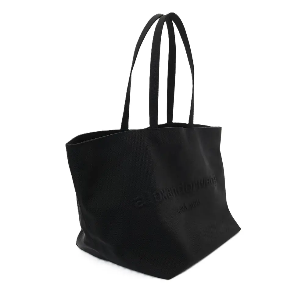 Túi Alexander Wang Punch Tote Bag In Nylon Canvas 'Black' 20224T02T001 - Ảnh 3