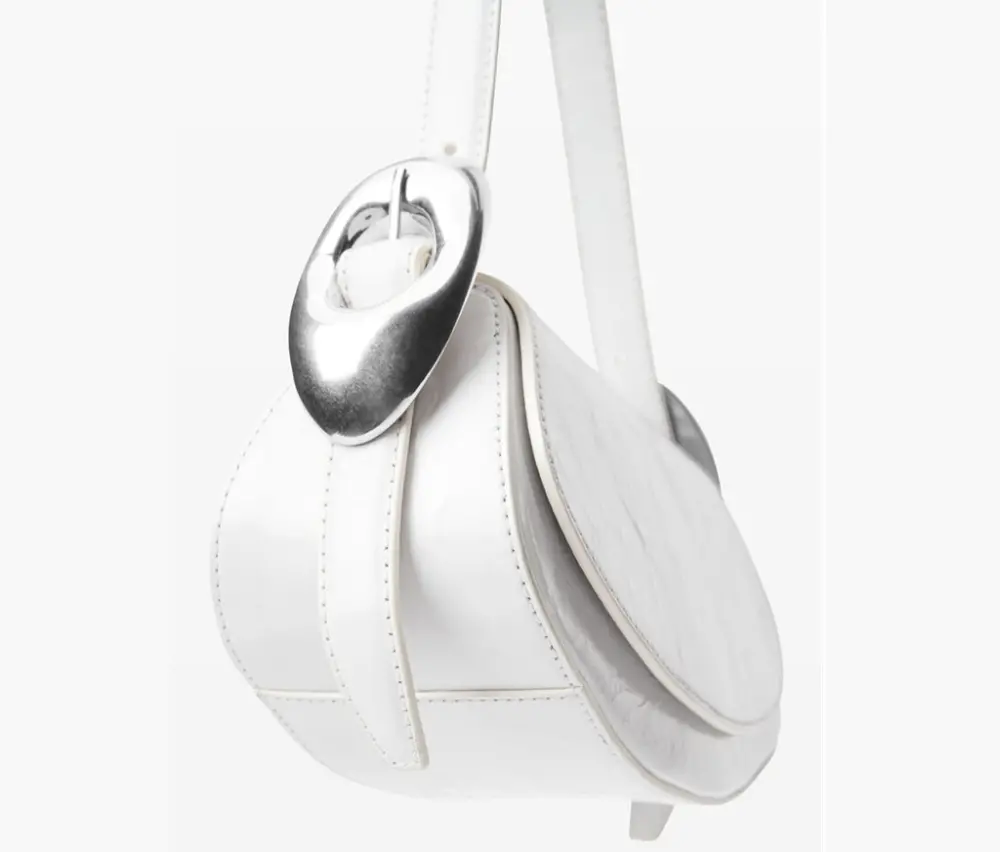 Túi Alexander Wang Orb Small Flap Bag 'White' 20324k50l100 - Ảnh 4
