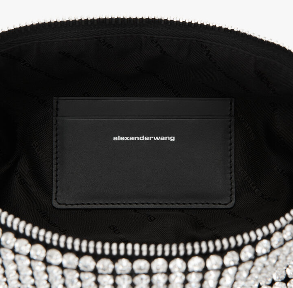 Túi Alexander Wang Heiress Flex Bag In Crystal Mesh 'Black' 20124P02M100 - Ảnh 5