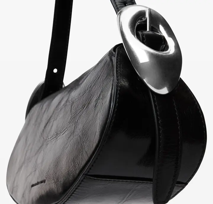 Túi Alexander Wang Orb Small Flap Bag 'Black' 20324K50L001 - Ảnh 5