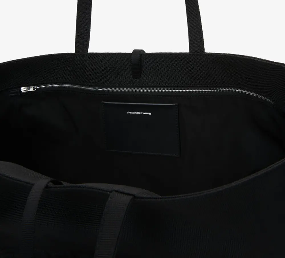 Túi Alexander Wang Punch Tote Bag In Nylon Canvas 'Black' 20224T02T001 - Ảnh 5