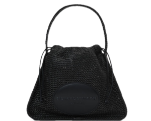 Túi Alexander Wang Ryan Large Bag In Raffia 'Black' 20224K41M001