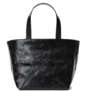 Túi Alexander Wang Punch Small Tote In Crackle Patent Leather 'Black' 20324T43L001