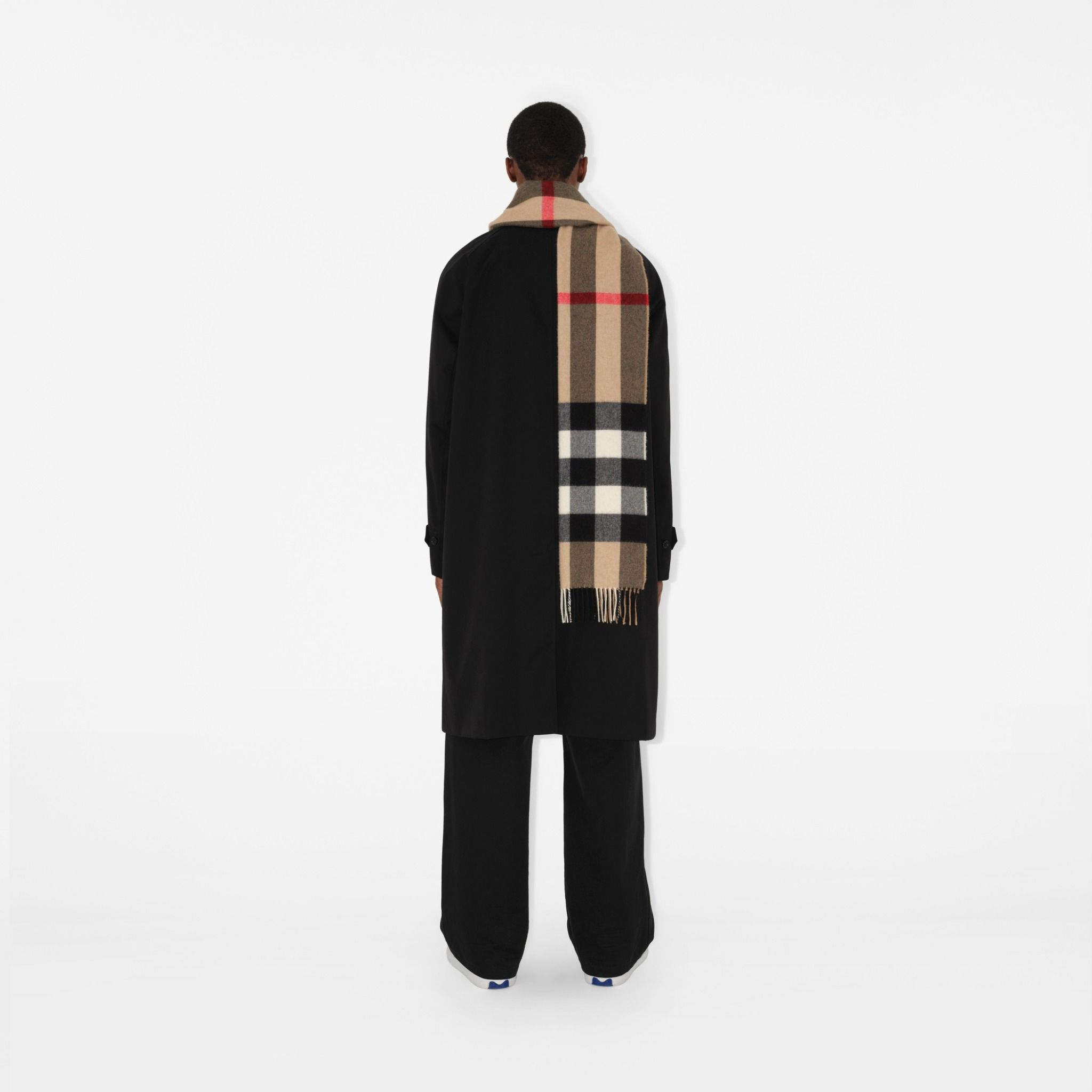 Khăn Burberry Check Cashmere Scarf 'Beige' 80568511 - Ảnh 5