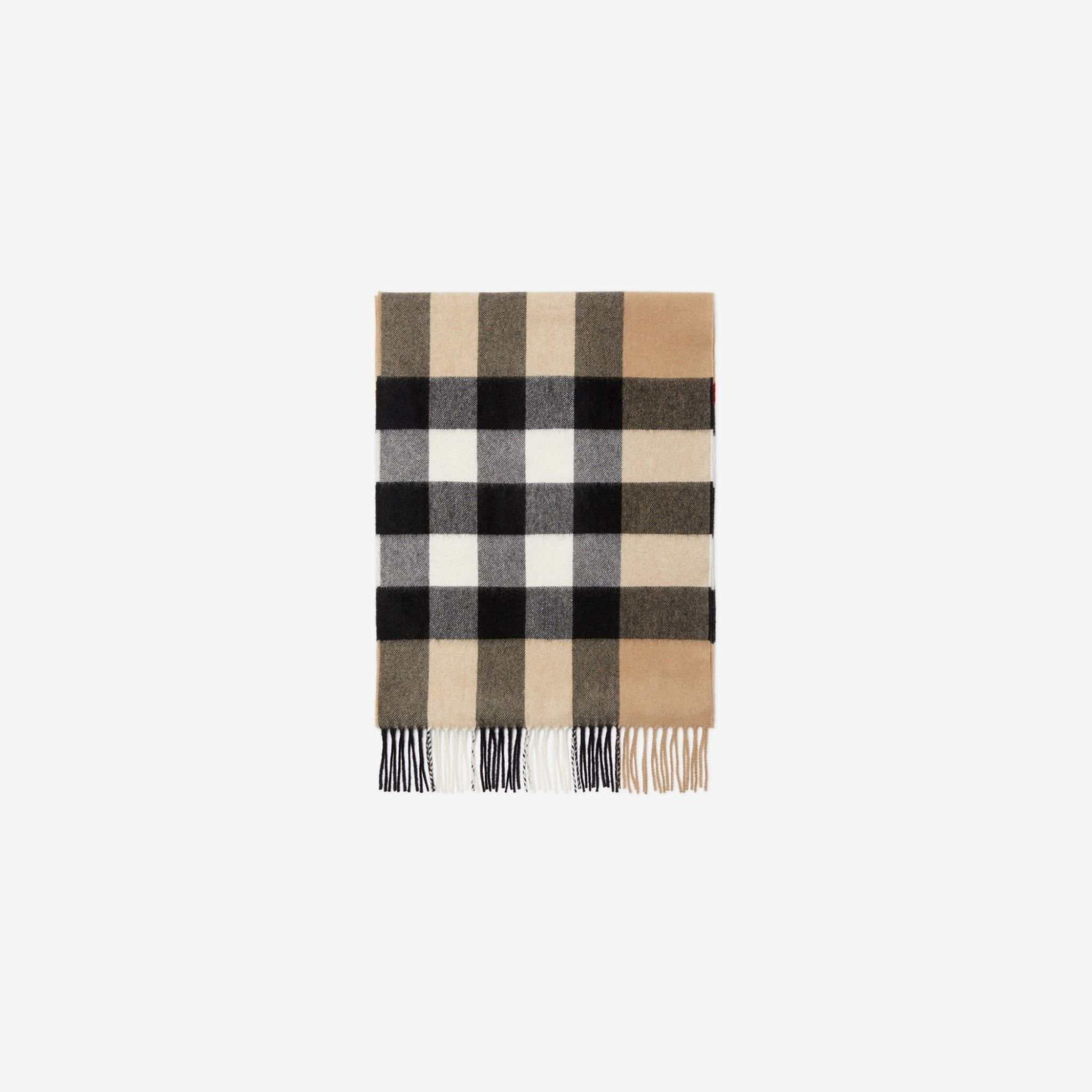 Khăn Burberry Check Cashmere Scarf 'Beige' 80568511 - Ảnh 6