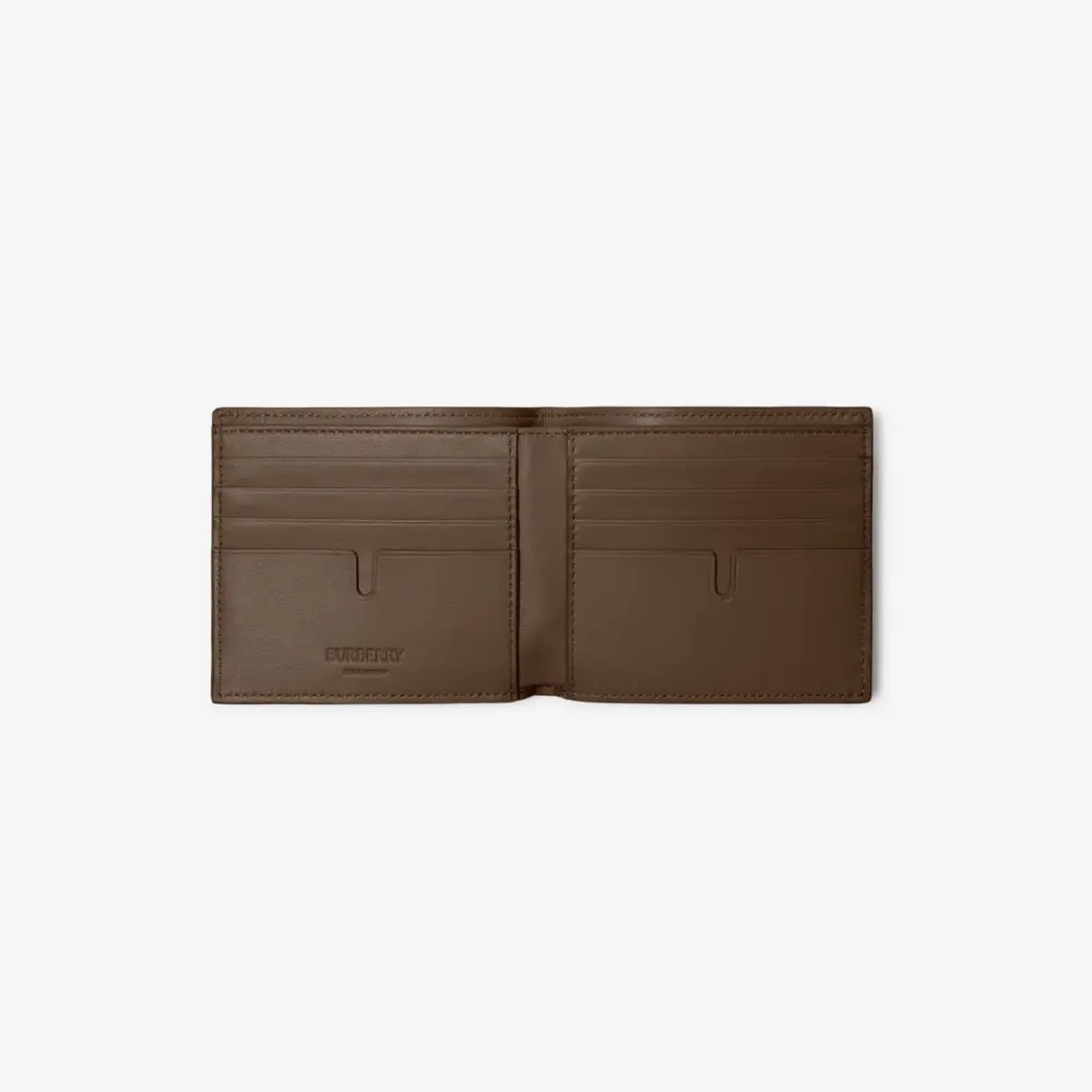 Alternative view of Ví Burberry Check Bifold Wallet ‘Sand’ 80919261