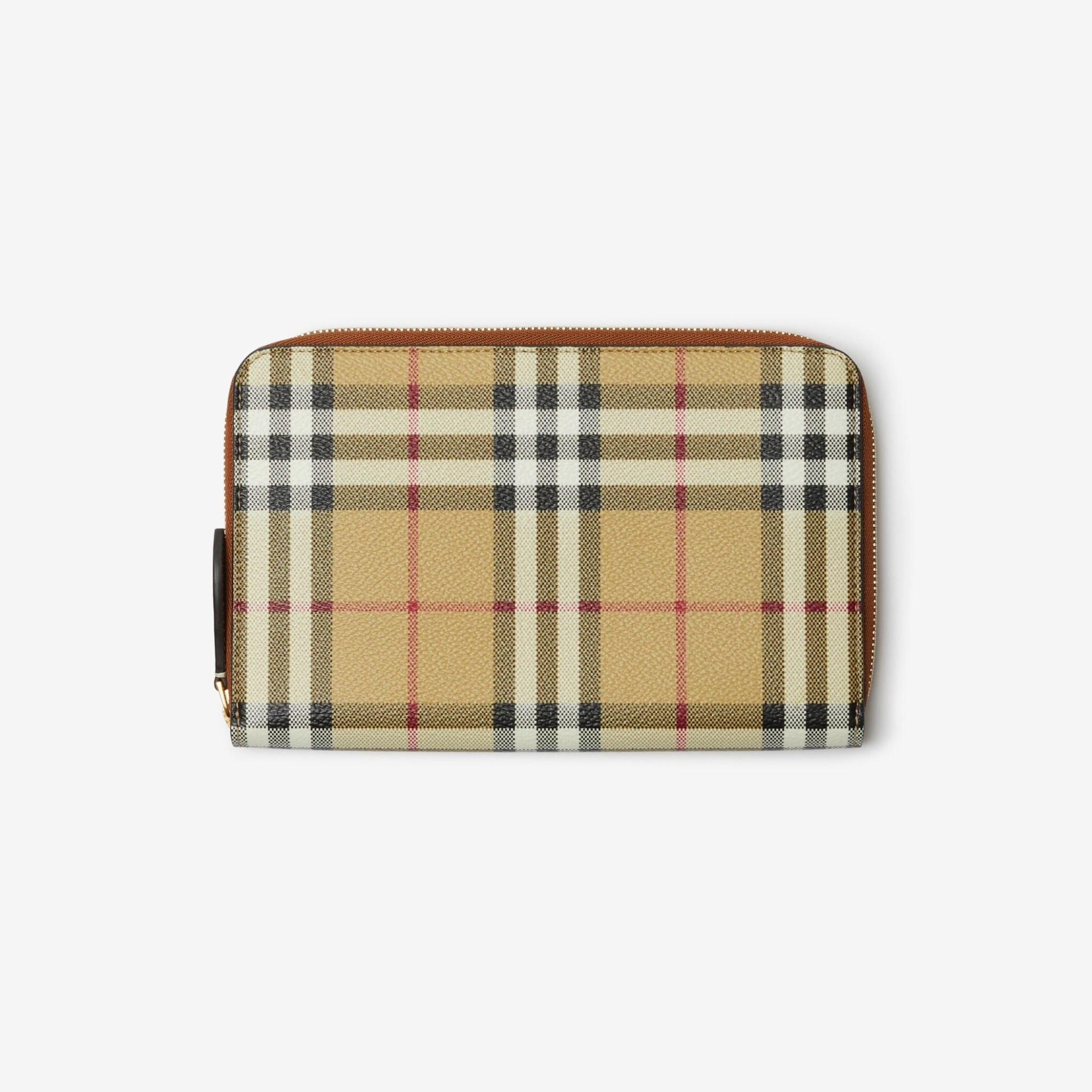 Ví Burberry Check Travel Wallet ‘Beige’ 80797111 - Ảnh 3