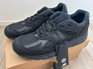 Alternative view of Giày Stone Island x New Balance 991v2 Made in England 'Black' U991SK2
