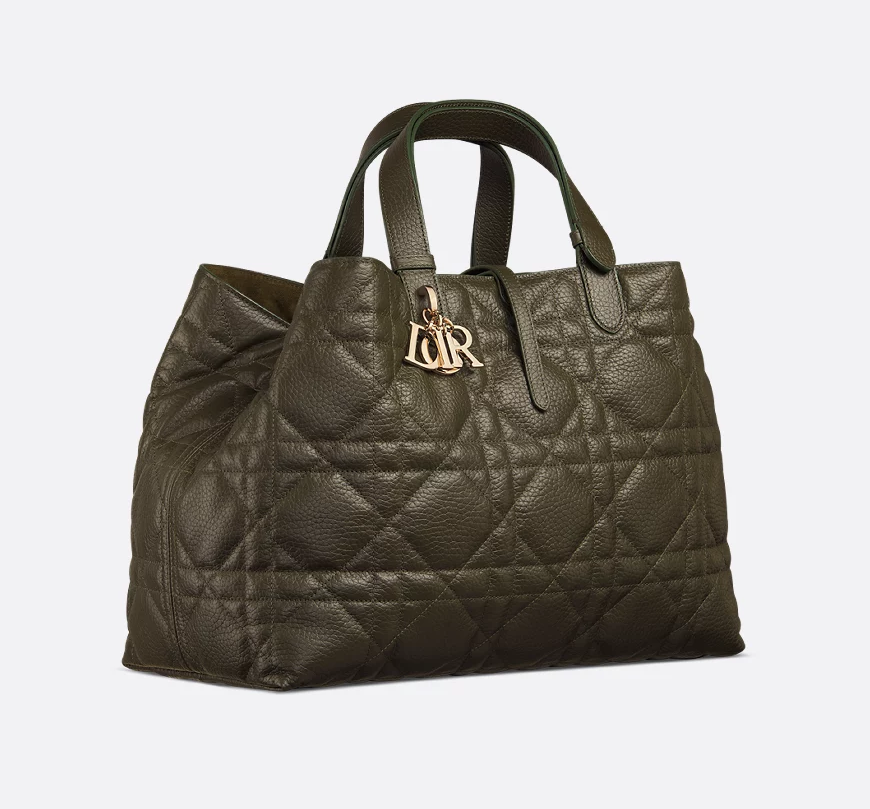 Túi Nữ Dior Large Dior Toujours Bag 'Macrocannage' M2820OSKR-M656 - Ảnh 4