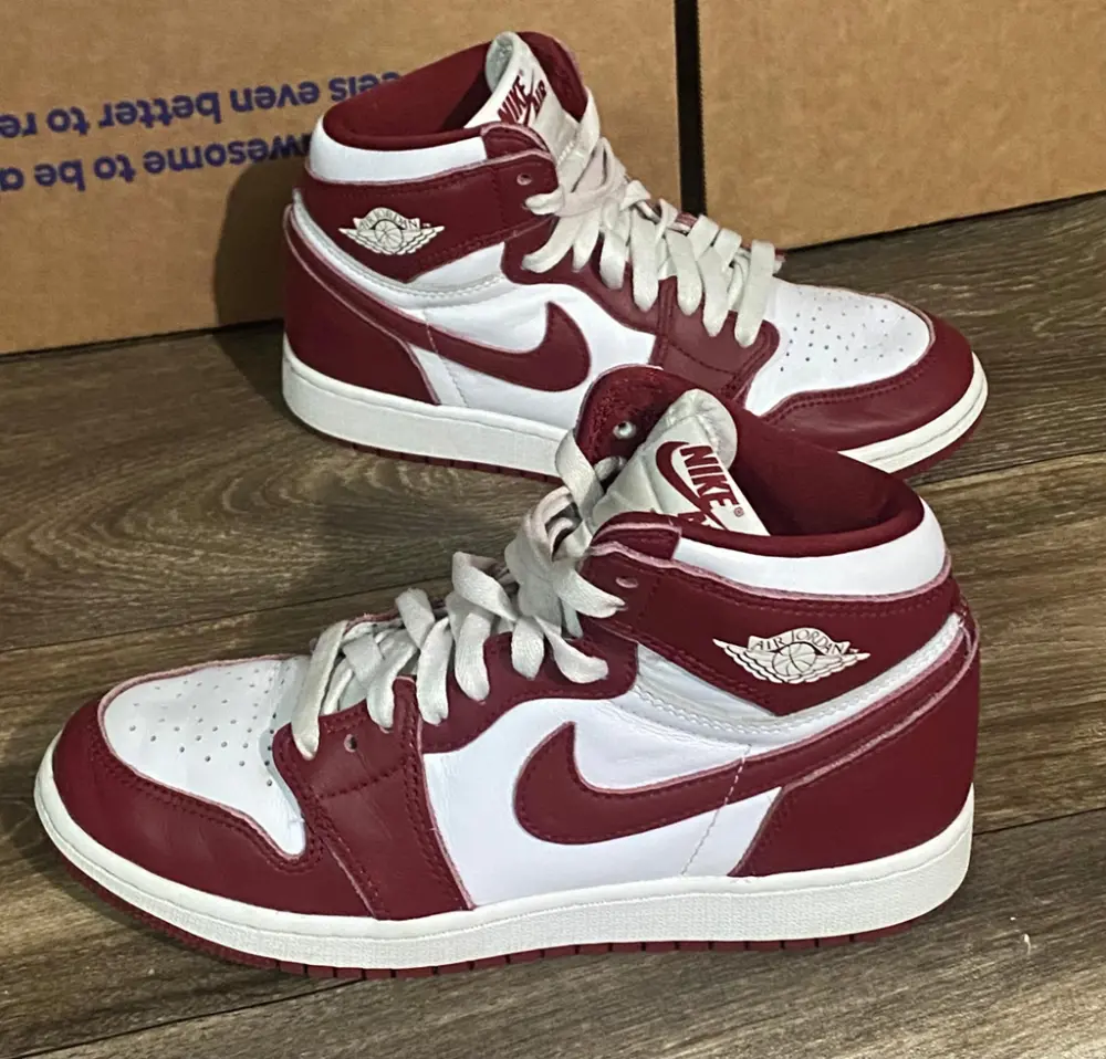 Giày Nike Air Jordan 1 Retro High OG GS ‘Red’ FD1437-160 - Ảnh 6