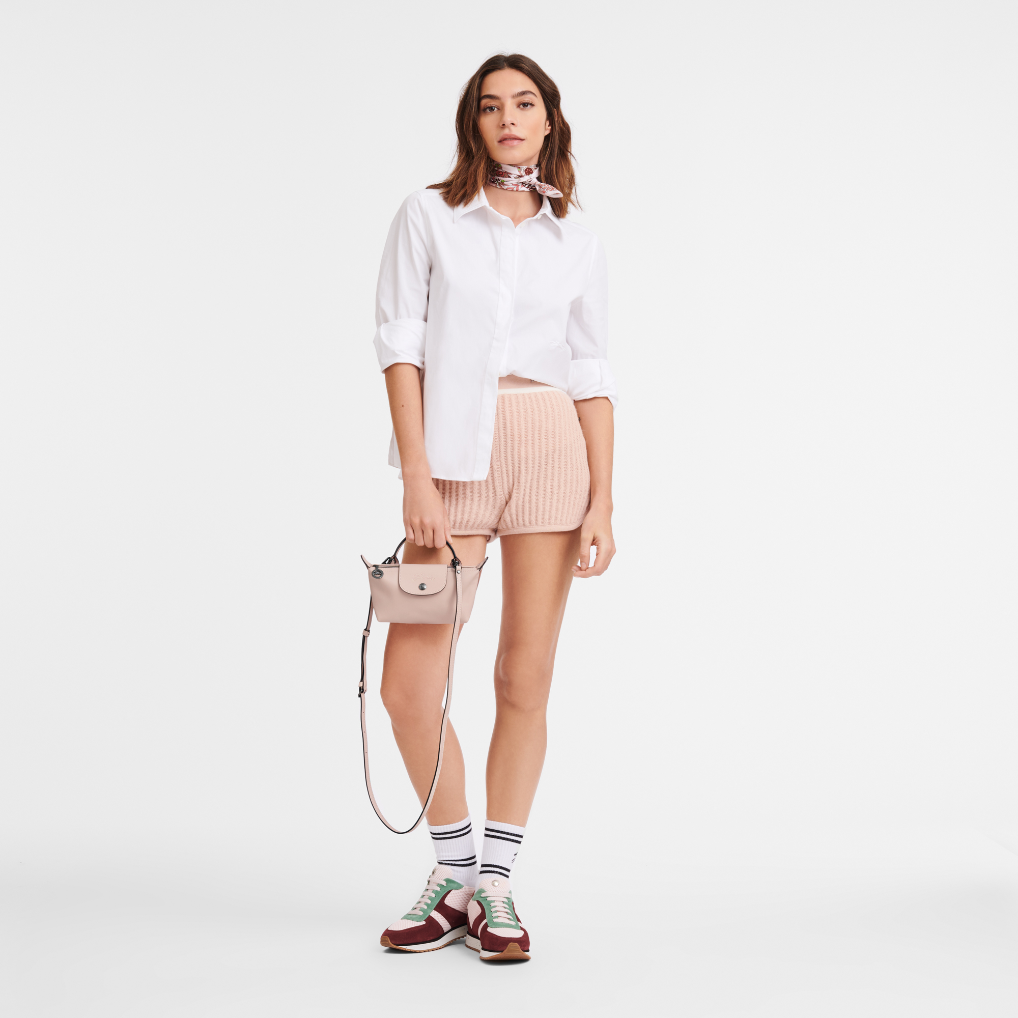 Túi Longchamp Le Pliage Xtra XS Pouch 'Nude' 34205987542 - Ảnh 5