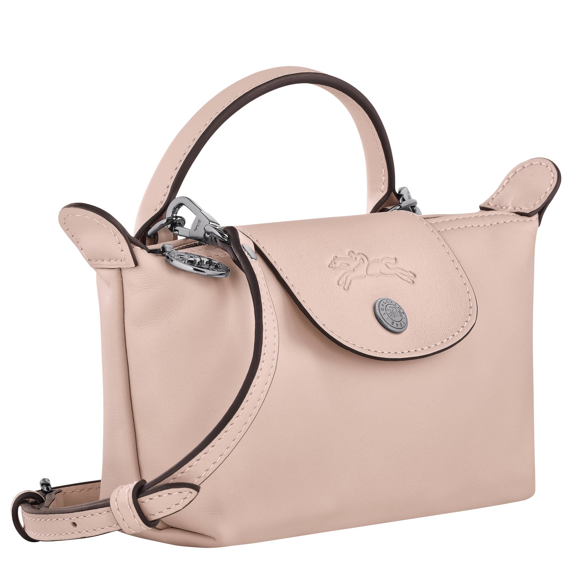 Túi Longchamp Le Pliage Xtra XS Pouch 'Nude' 34205987542 - Ảnh 4