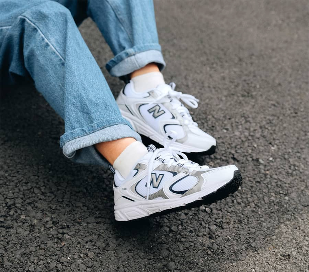 Giày New Balance 408 ‘White Silver’ ML408A - Ảnh 2
