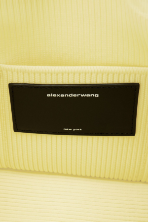 Alternative view of Túi Alexander Wang Ryan Metallic Rib Knit 'Pale Lime Yellow' 20222K20T747