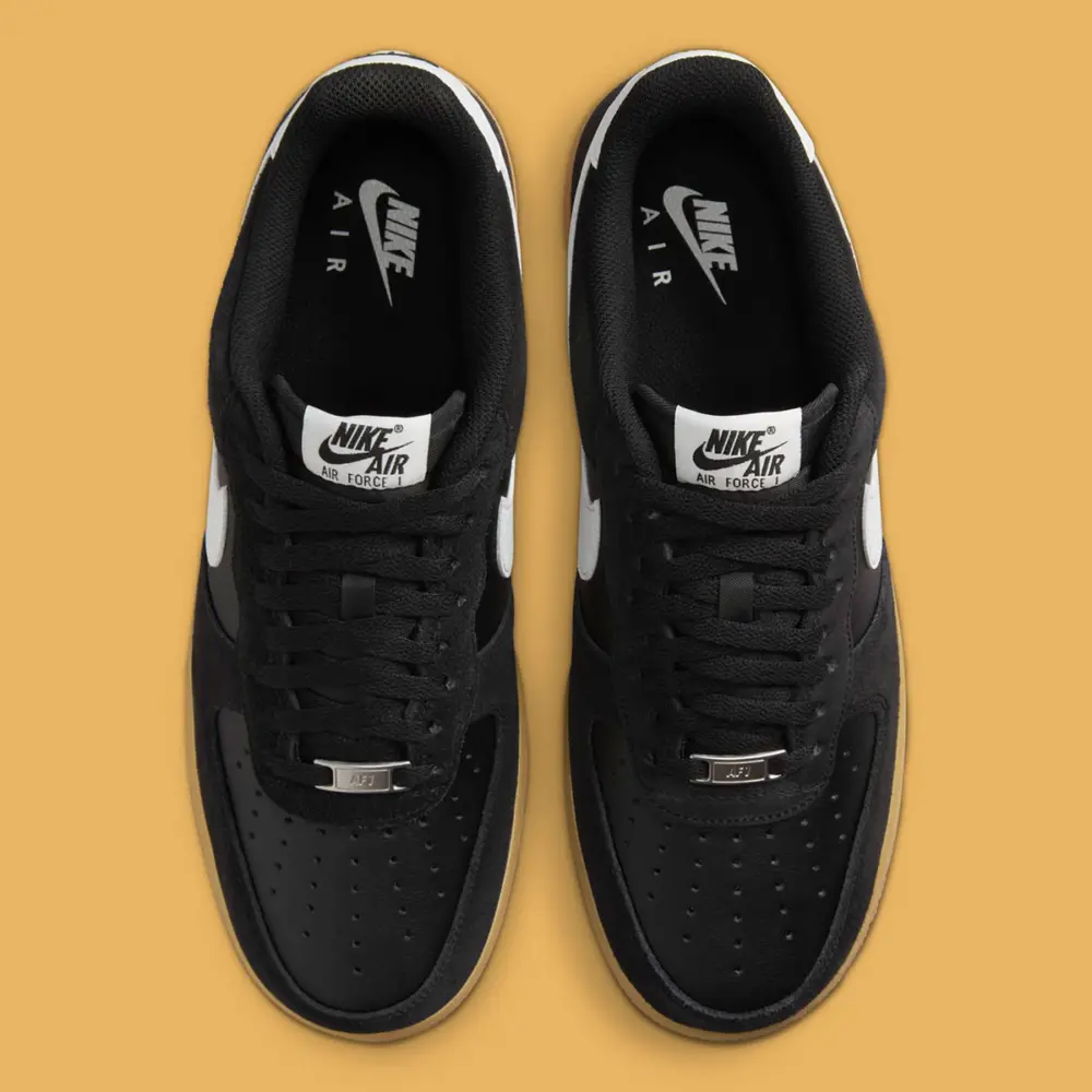 Giày Nike Air Force 1 Low ‘Black Suede Gum’ FQ8714-004 - Ảnh 4