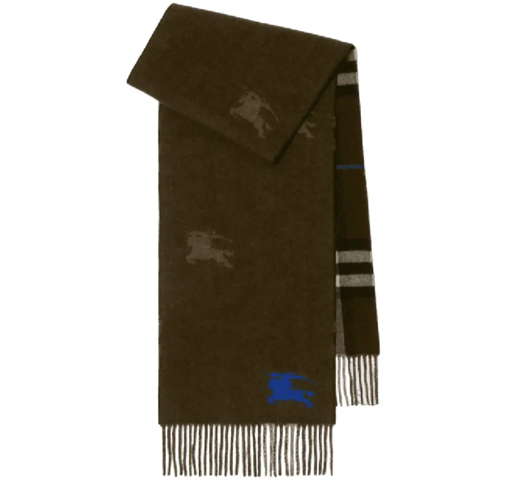 Khăn Burberry Reversible EKD Check Cashmere Scarf 'Snug' 80952251