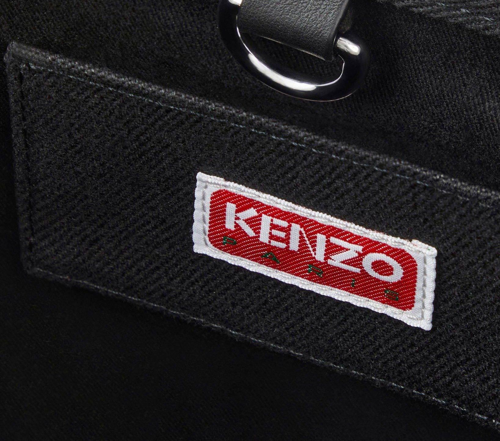 Túi Kenzo Small Utility Canvas Tote ‘Black’ FE58SA910F35-99 - Ảnh 2