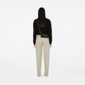 Alternative view of Ví Burberry Rocking Horse Chain Strap Wallet 'Black' 80954811