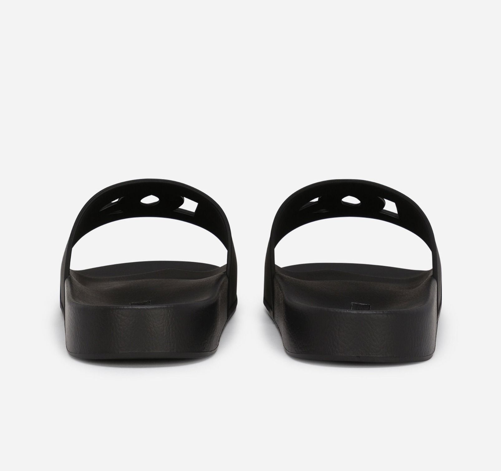 Dép Dolce & Gabbana Rubber DG Logo ‘Black’ CS2079AO66680999 - Ảnh 3