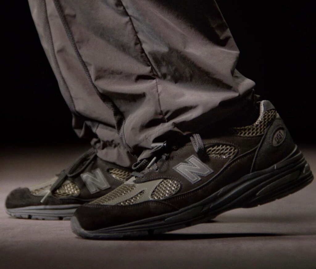 Giày New Balance x Stone Island 991V2 Made In UK ‘Black’ U991SD2 - Ảnh 2