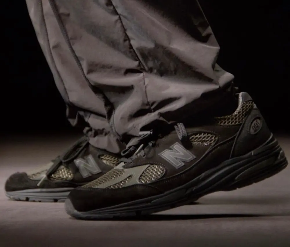 Alternative view of Giày New Balance x Stone Island 991V2 Made In UK ‘Black’ U991SD2