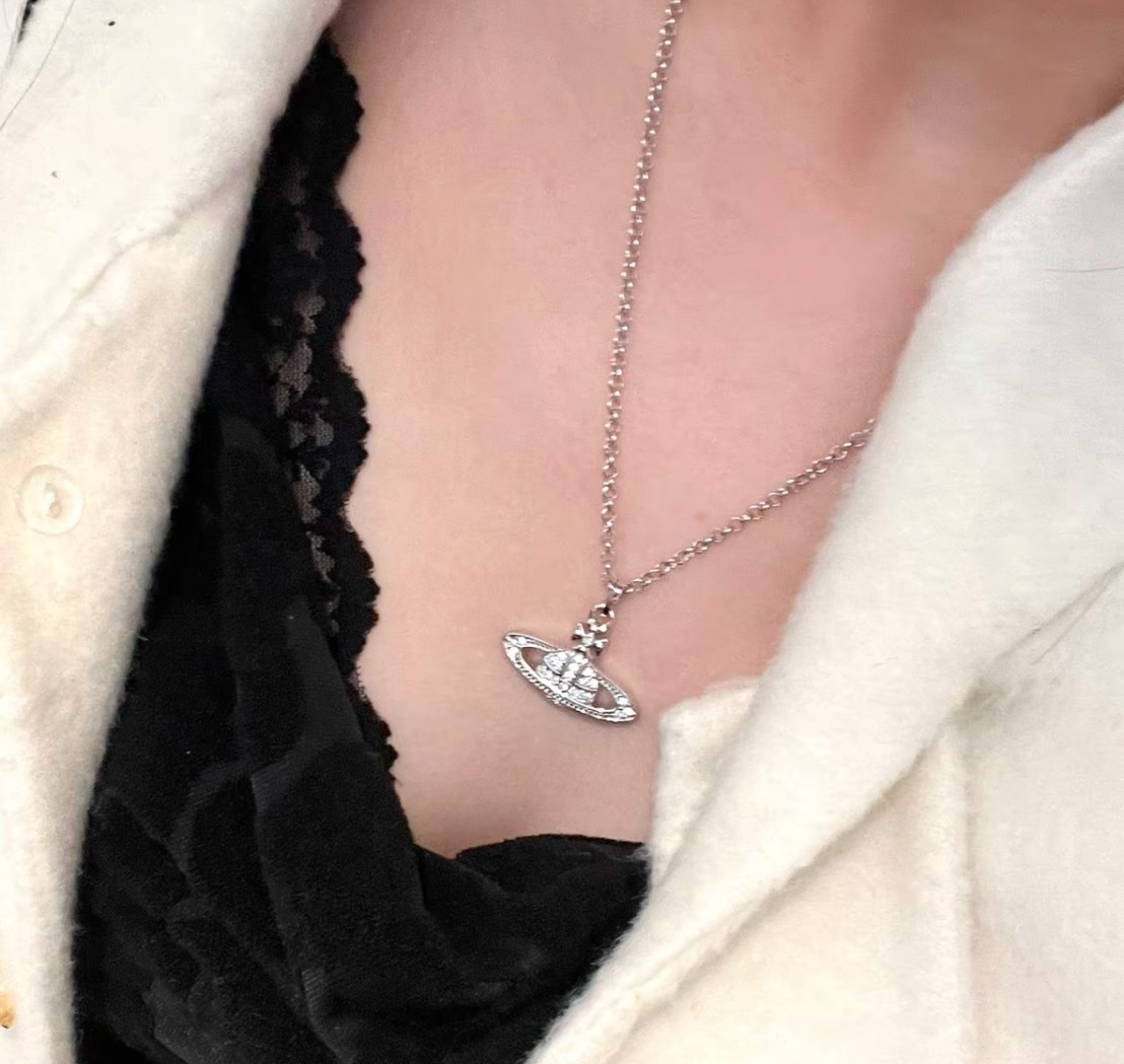 Dây Chuyền Vivienne Westwood My Mayfair ‘Silver’ 63020052-W110-MY - Ảnh 3