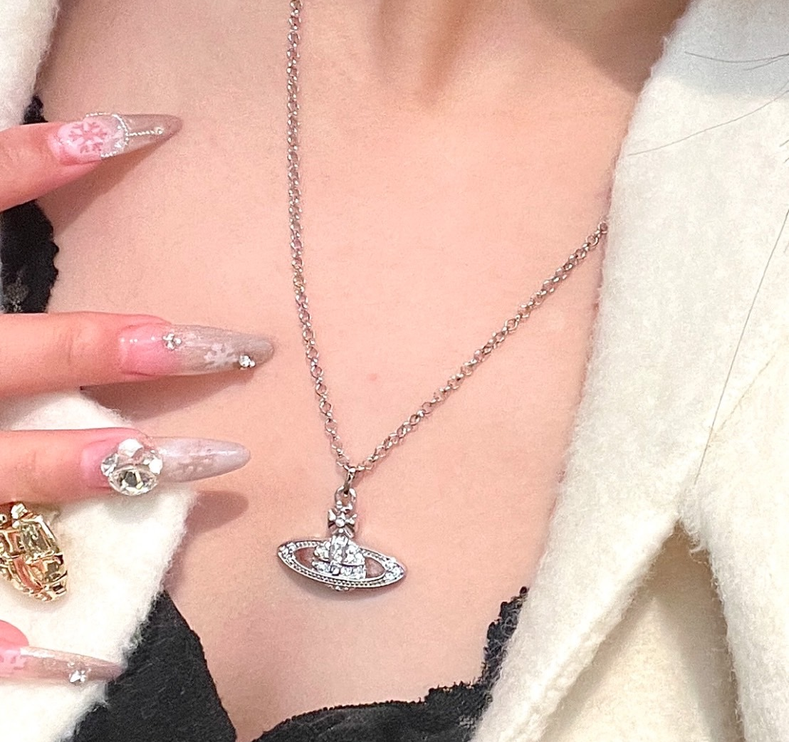 Dây Chuyền Vivienne Westwood My Mayfair ‘Silver’ 63020052-W110-MY - Ảnh 4