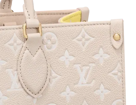 Túi Louis Vuitton Onthego MM Tote Monogram 'Empreinte Rose Beige' M46128 - Ảnh 4