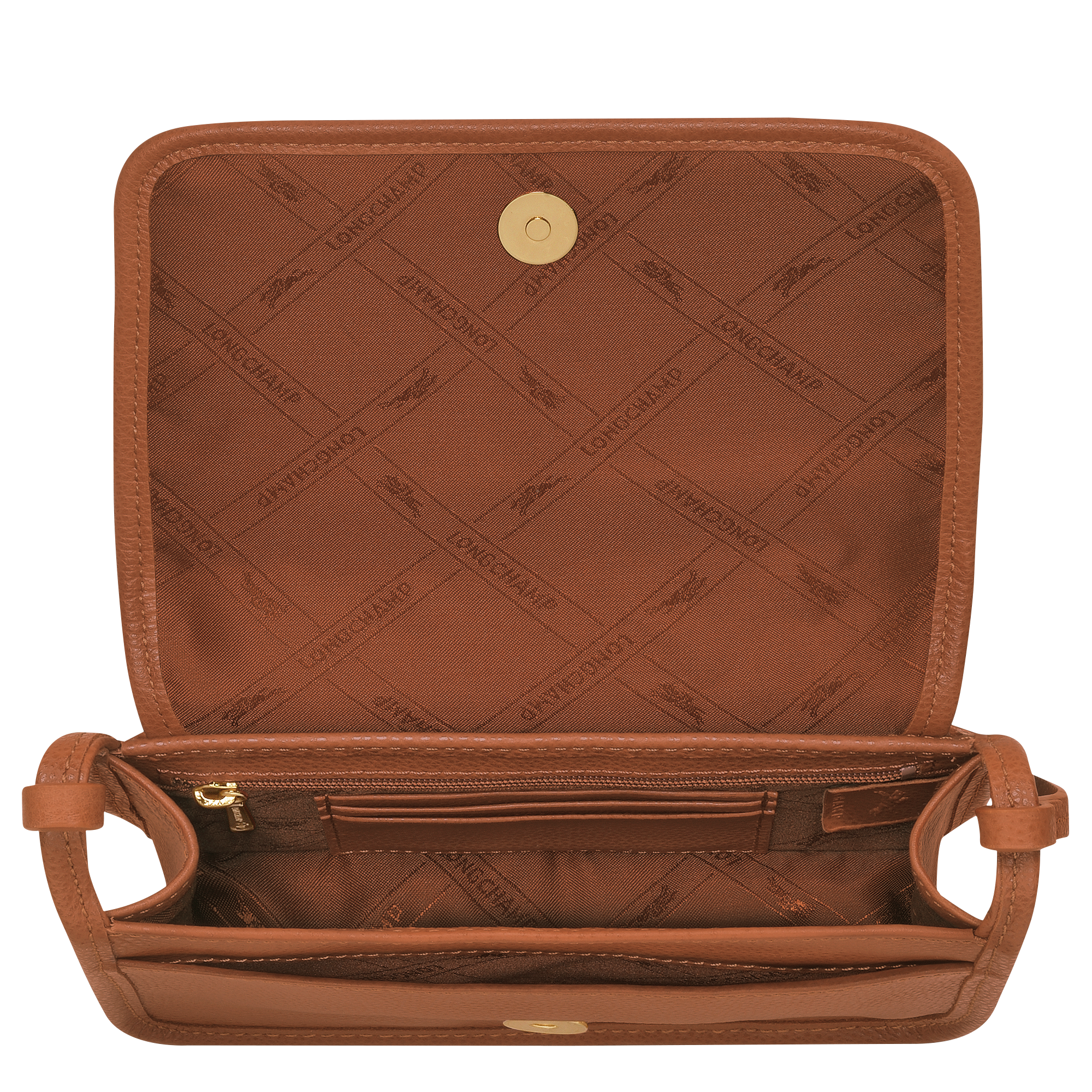 Túi Longchamp Le Foulonné XS Clutch 'Caramel' 10133021121 - Ảnh 3